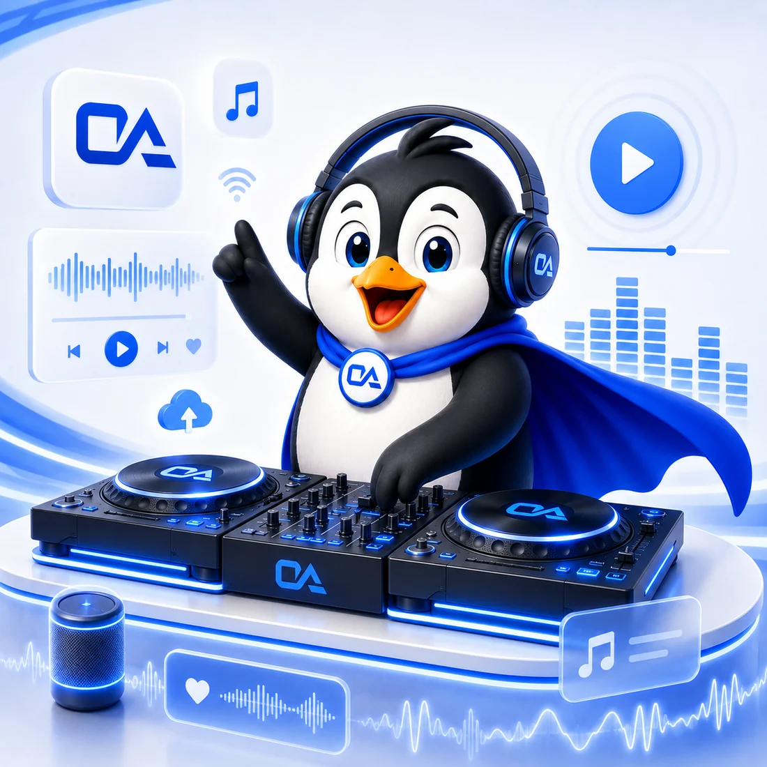 Online Audience internet radio station Super Penguin