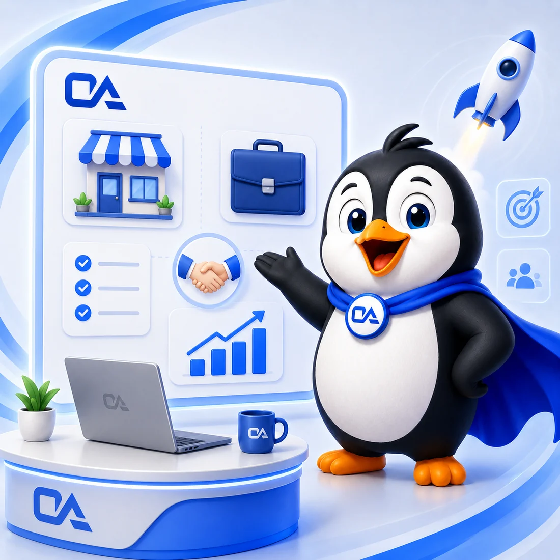 Online Audience reseller services Super Penguin