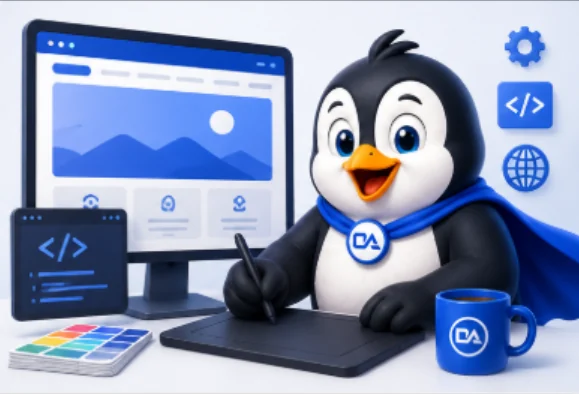 Online Audience development support Super Penguin